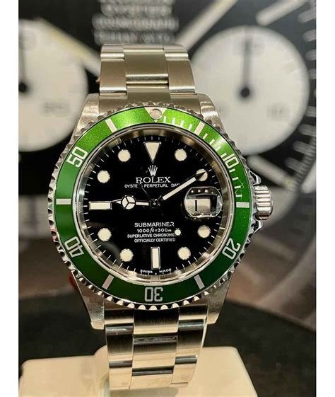 replica di rolex submariner ghiera verde|Rolex submariner verde .